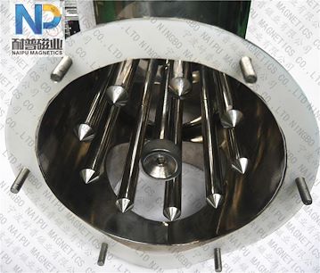 奶粉除铁器, 乳粉除铁磁棒, 乳粉除铁器, 转动除铁器, 防堵料除铁器